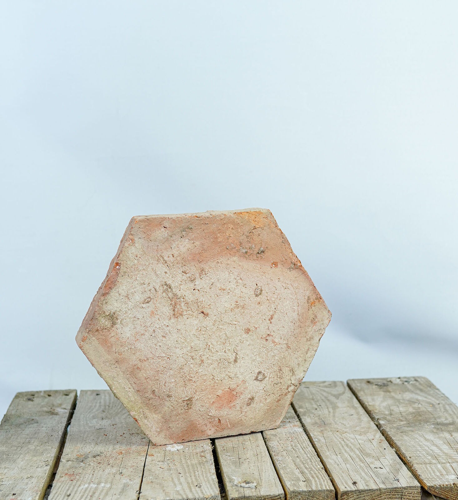 Terracotta Floor Tiles — large hexagonal terracotta tile