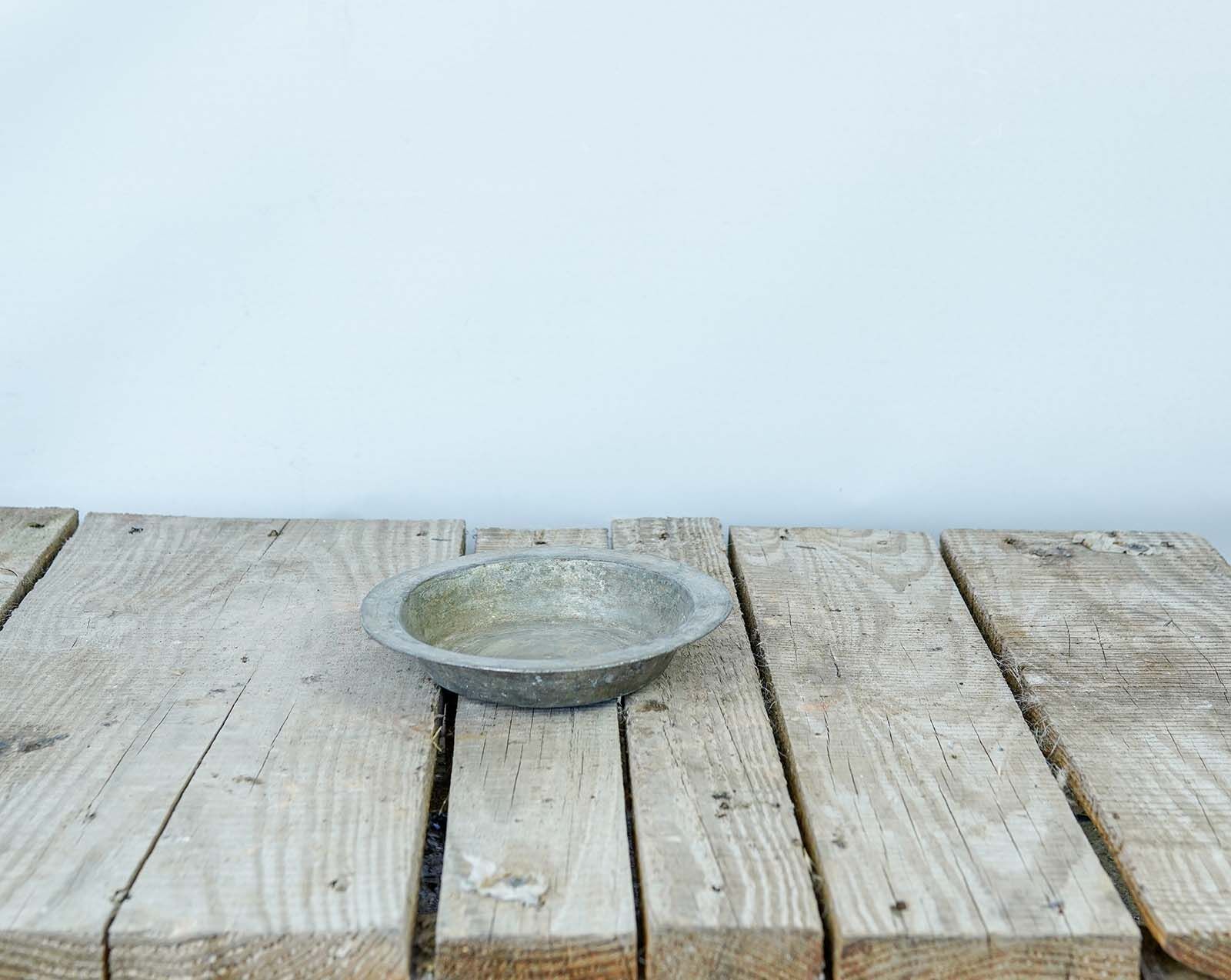 Tinned Copper Basin — small tinned copper basin